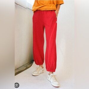 Le Bon Shoppe Balloon Pants - Crayon Red - Size Medium